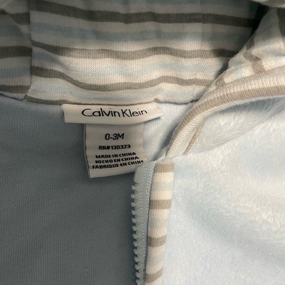 NWOT Calvin klein Baby Winter warm One Piece super softy and comfortable - Picture 6 of 11